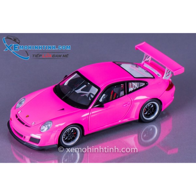 Xe Mô Hình Porsche 911 Gt3 Cup 1:18 Welly ( Hồng )