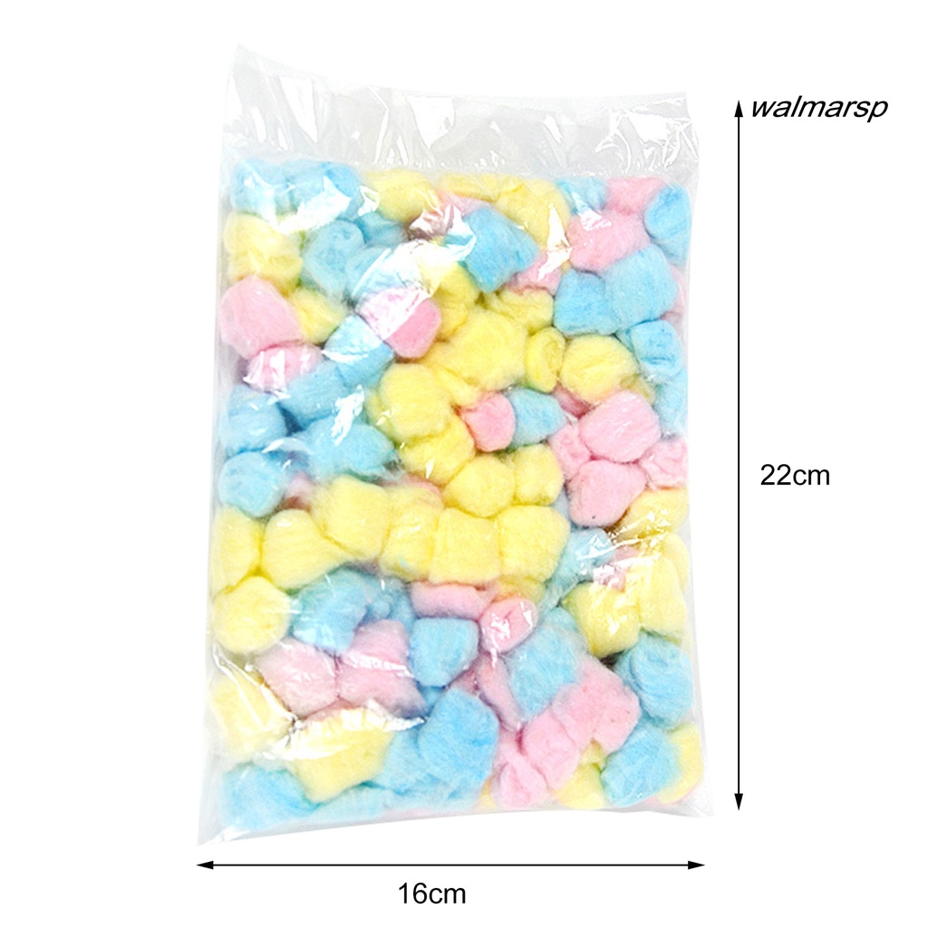 Set 100 Quả Bóng Cotton Mini Nhiều Màu Giữ Ấm Mùa Đông Cho Chuột Hamster