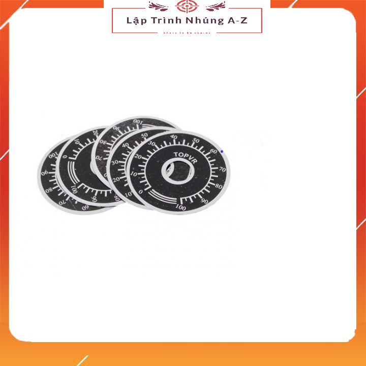 [Lập Trình Nhúng A-Z][G5] Núm Vặn/Đĩa Chia Vạch Cho Triết Áp/Biến Trở