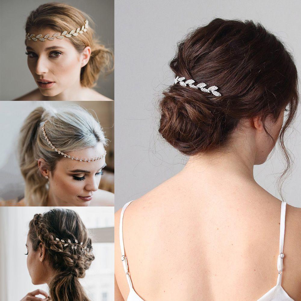 Băng Đô Cài Tóc MIHAN1|Trâm Cài Tóc Cô Dâu Đính Đá Sang Trọng