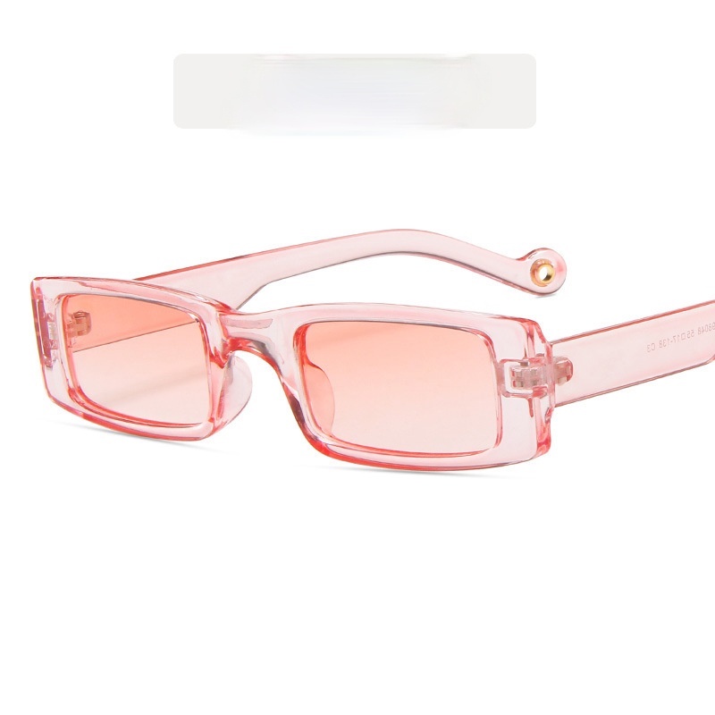 Kính mát gọng chữ nhật phong cách Retro phương Tây cho nữ