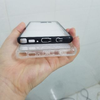 Ốp Samsung Note 7/ Note FE dẻo viền lưng trong suốt