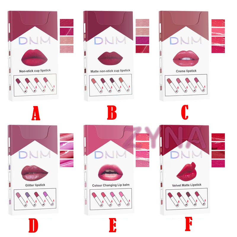 VN (Hàng Mới Về) Set 4 Son Lì Chống Nước Lâu Phai Nhiều Màu Sắc Thời Trang | BigBuy360 - bigbuy360.vn