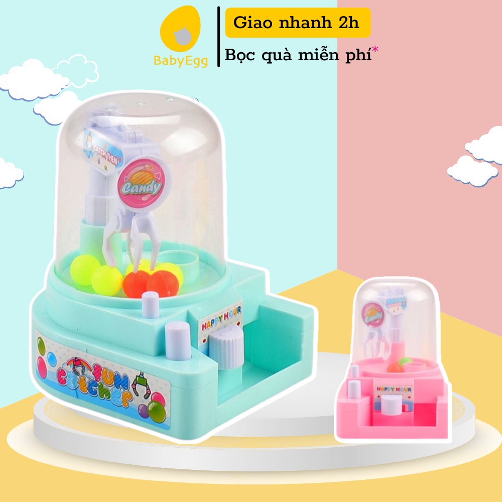 Máy gắp thú size lớn đồ chơi trẻ em tăng tương tác cho bé trai bé gái 3 4 5 6 7 8 tuổi babyegg baby egg