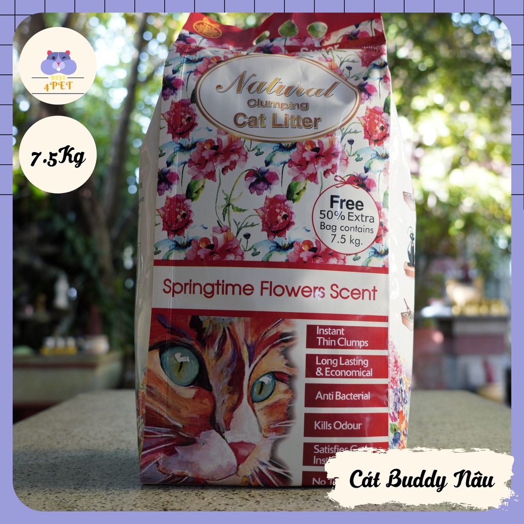Cát Buddy Nâu - 7.5Kg