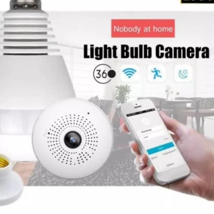 Camera Ip V380 Hình Bóng Đèn 360 Độ Code-491