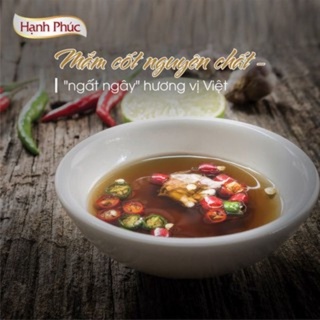 Nước mắm cá cơm Hạnh Phúc 60 độ đạm chai 500ml