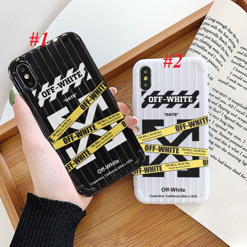 Ốp vali - Ốp điện thoại Off-white cho iPhone 6/6s/6p/6sp/7p/8p/X/Xs/XsMax