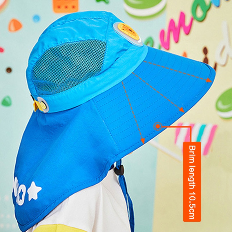 Nón Tai Bèo Chống Nắng In Họa Tiết Hoạt Hình Dễ Thương Thời Trang Mùa Hè Cho Bé