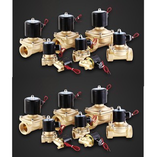Van điện từ phi 34mm - Thân đồng, dây đồng 220V