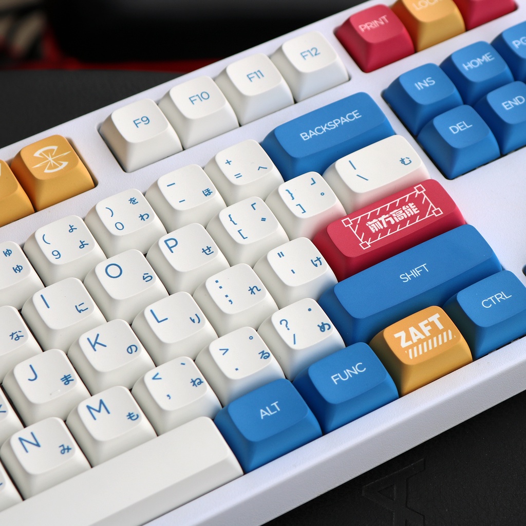 GMK Gundam Keycaps, 139 phím PBT Keycaps XDA Cấu hình DYE-SUB Cá nhân hóa GMK Keycaps cho bàn phím cơ bàn phím cơ Bàn Phím Cơ