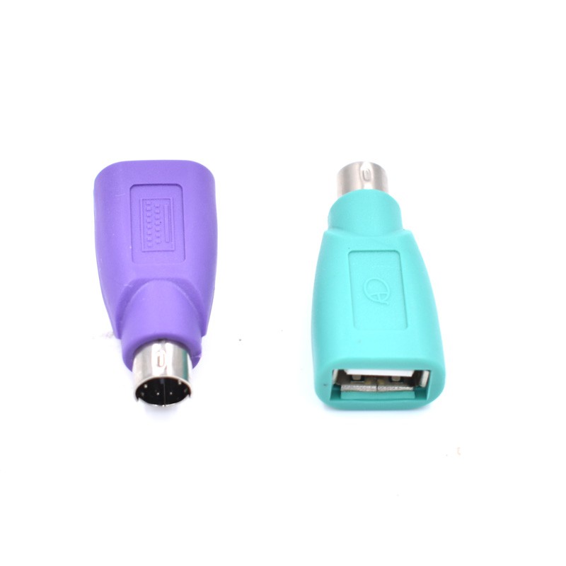 Set 2 Đầu Chuyển Đổi Chuột / Bàn Phím Usb Sang Ps2 Ps / 2