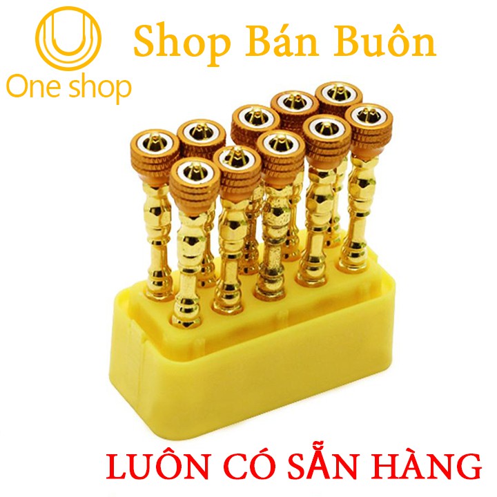 Hộp 10 Mũi Vặn Vít Mạ Vàng Cao Cấp