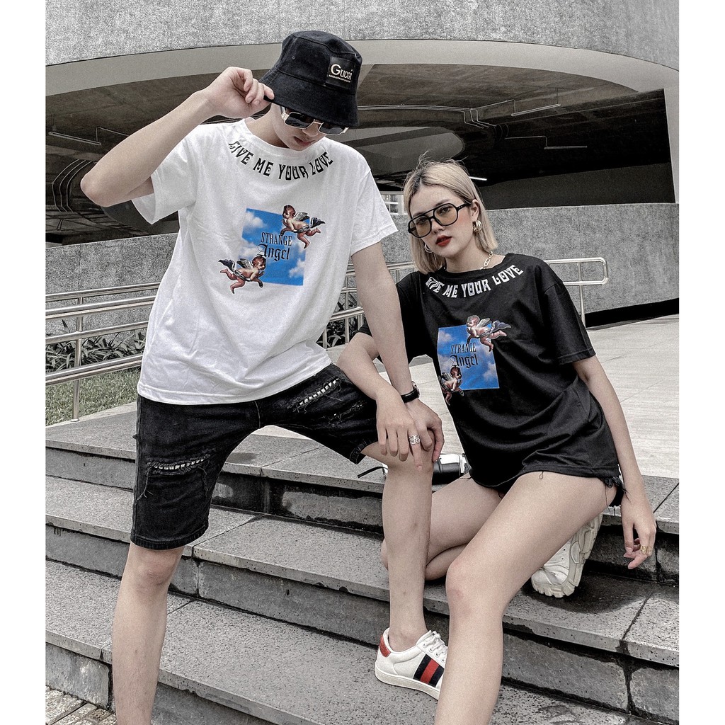 Áo Phông Rộng Dáng Unisex Cho Cả Nam Và Nữ - Áo Thun Thiết Kế In 5D - Chất Vải Cotton Cao Cấp Dày Dặn Mặc Cực Thích T1 [ | BigBuy360 - bigbuy360.vn