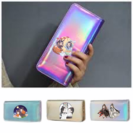 Ví trần tình lệnh hologram VHI36 bóp dẹt tiêu chiến vương nhất bác nhiều ngăn dáng dài cute dễ thương