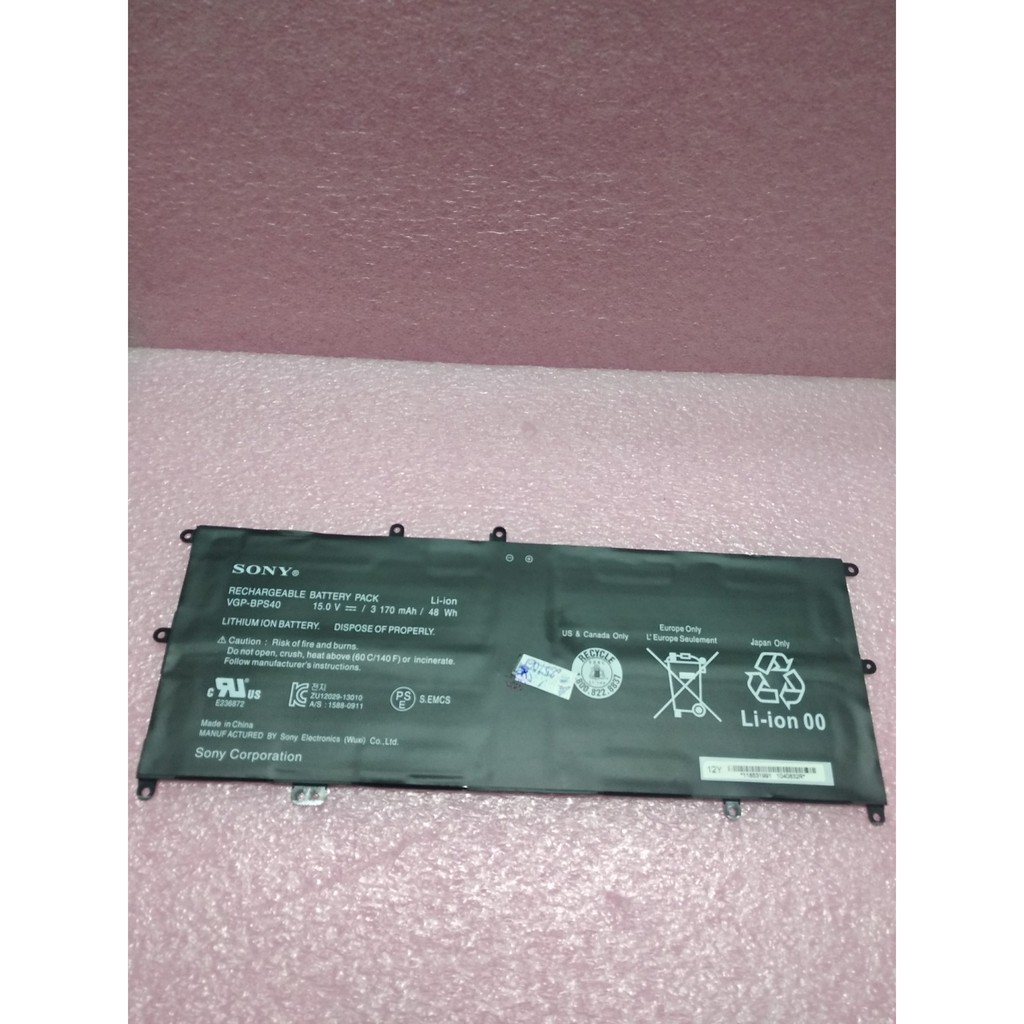 Pin Laptop Sony BPS40 - Sony Vaio Flip SVF 15A SVF15N17CXB SVF15N18PXB SVF15N28PXB - HÀNG NHẬP KHẨU