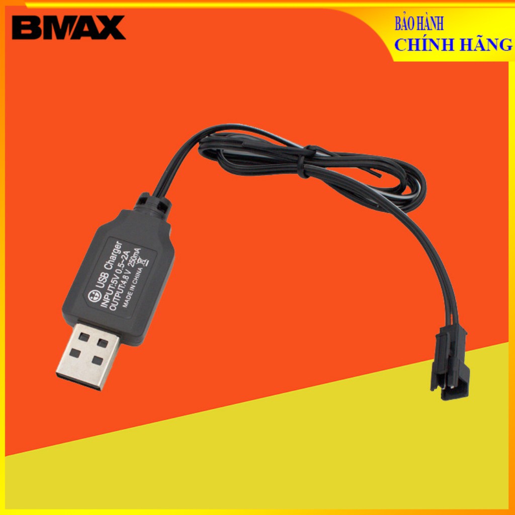 Cáp sạc USB 3.6V 4.8V dành cho pin đồ chơi điều khiển từ xa rô bốt biến hình, 250mA, Bộ sạc chuẩn SM