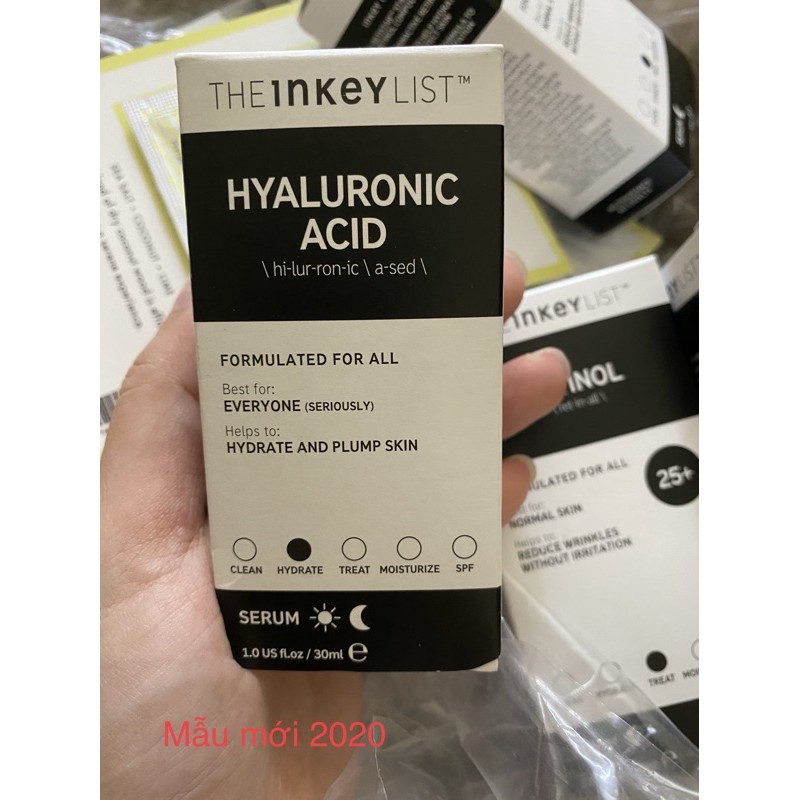 [ MẪU MỚI] Serum cấp nước The Inkey List Hyaluronic Acid Serum 30ml