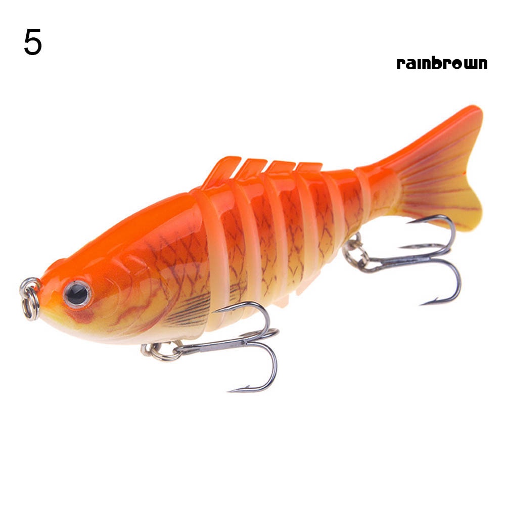 10cm Multi Jointed Fishing Artificial Lifelike Lure Wobbler Swim Bait Tackle /RXHW/