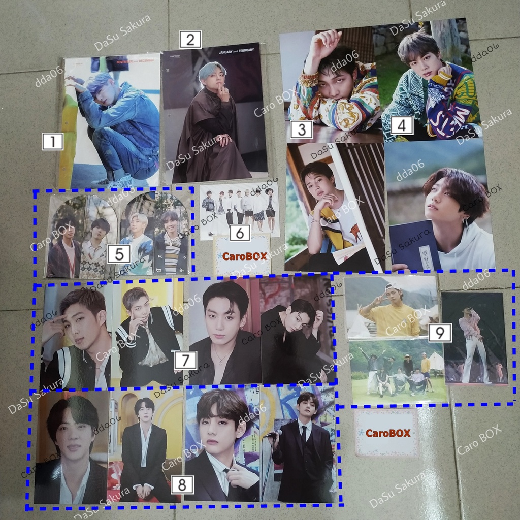 (Có Sẵn - Chính Hãng) BTS Postcard, Mini Poster Các Loại
