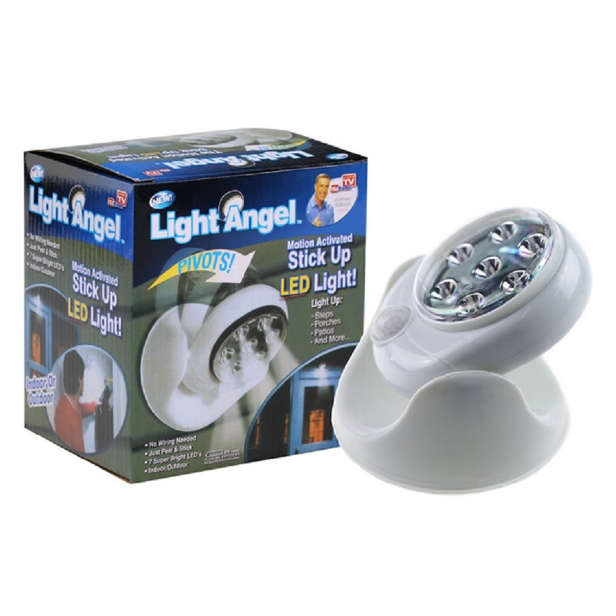 Đèn tự động bật tắt bằng cảm ứng hồng ngoại Light Angel (Trắng)