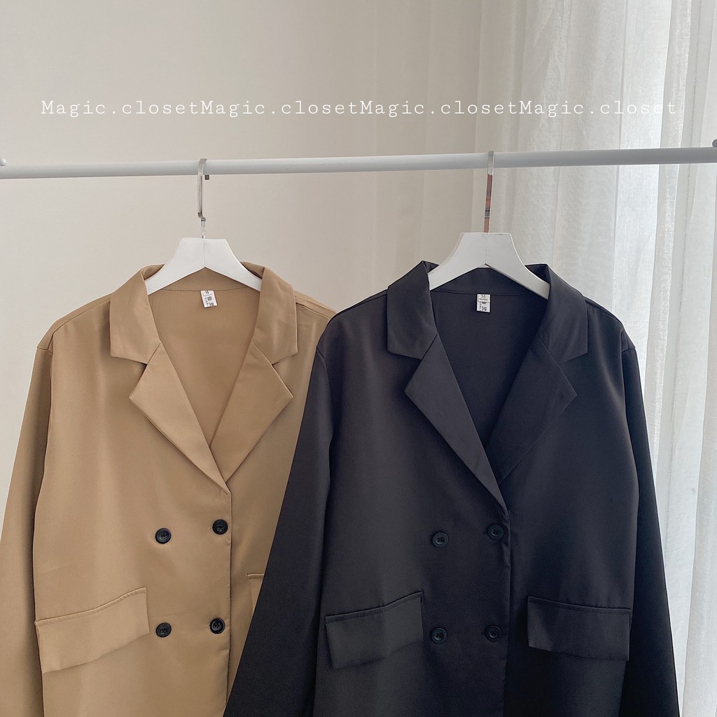 Áo Blazer MAGIC Hàn Quốc Phối Nút  Nữ Ullzang | BigBuy360 - bigbuy360.vn
