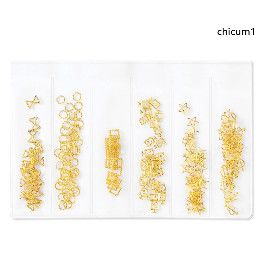 [Hàng mới về] Đinh tán trang trí móng tay nghệ thuật với nhiều kiểu bắt mắt tùy chọn