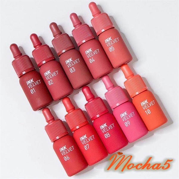 Son kem lì mịn Peripera The INK VELVET 10 màu chính hãng