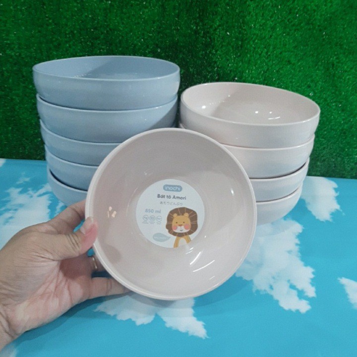 Tô Tròn Amori 850 ml Cho Bé  hàng Inochi- Hàng Nhật Bản-Sang Trọng-Cao Cấp