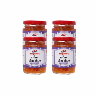 4 Hũ Mắm Tôm Chua Sông Hương Foods Hũ 220g - Ăn kèm cơm , bún , phở , mì tôm , bánh chưng , thịt nướng