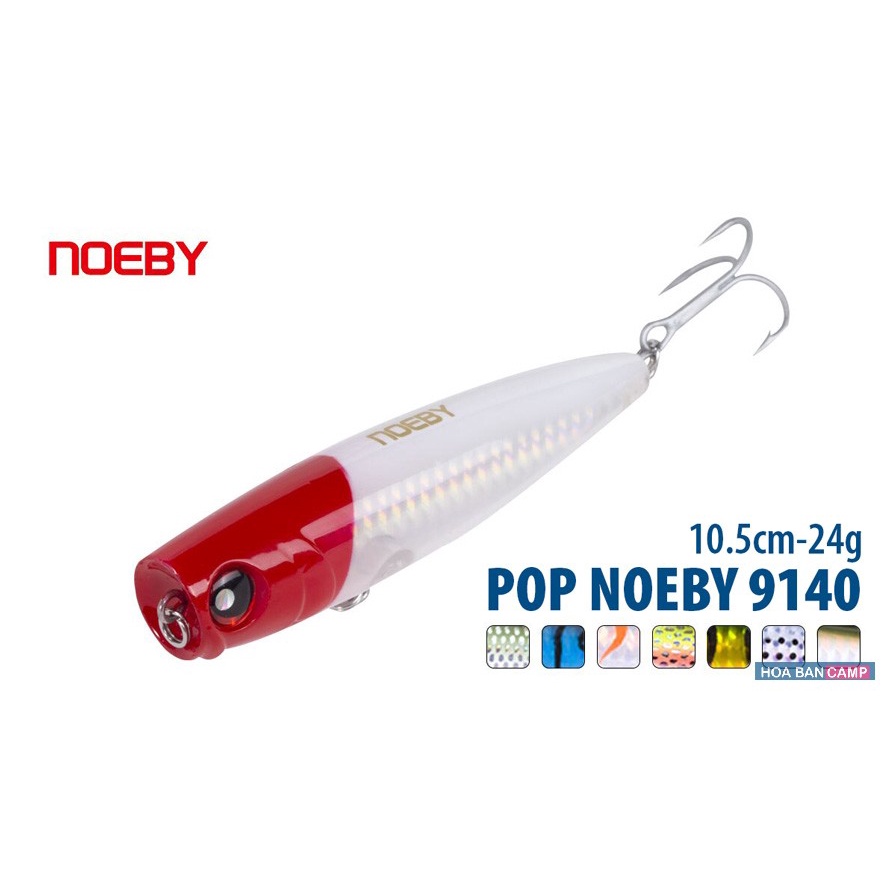 Mồi Pop Câu Cá Măng, Vược, Chẽm, Lóc Bông - Noeby 9140 | 10.5cm – 24g