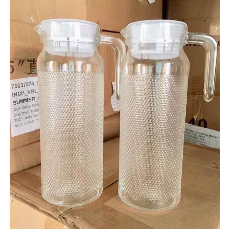 Bình nước thủy tinh cao cấp 1L