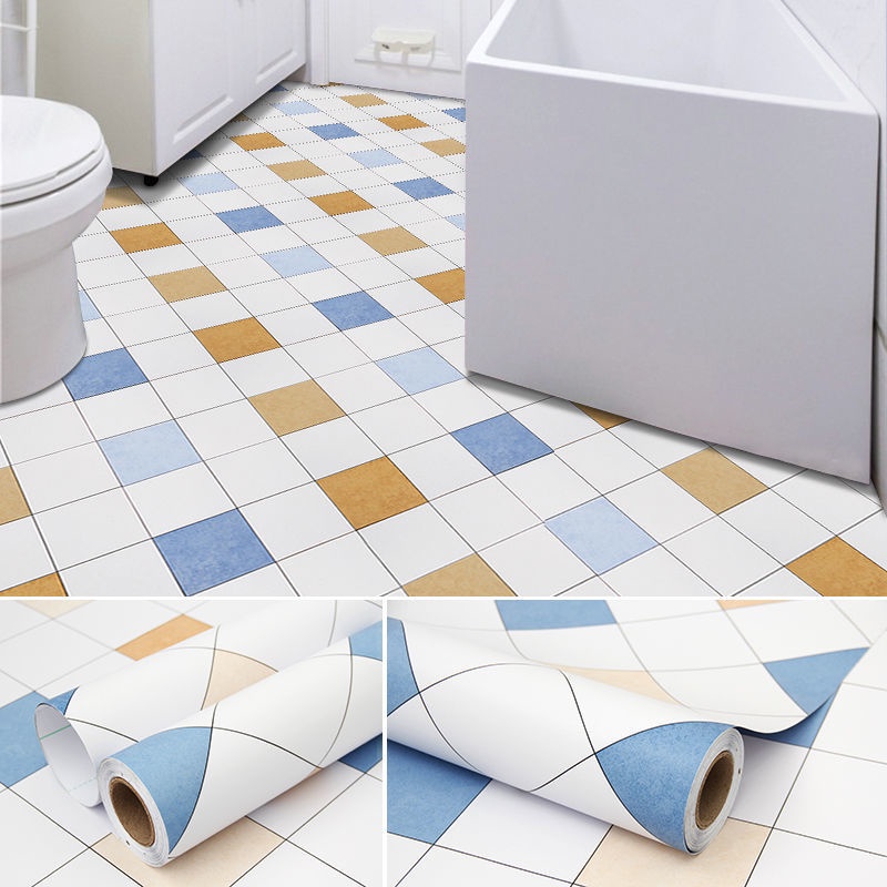 Miếng Dán Sàn Nhà Dày Dặn Chống Trượt Chống Nước Cho Nhà Tắm/Nhà Bếp