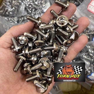 ( ốc Titan Gr5 Share tuyệt huyết áp ) 6li15, 8li25, 5li15, ốc đĩa vảio 150, xoắn 5li 4li