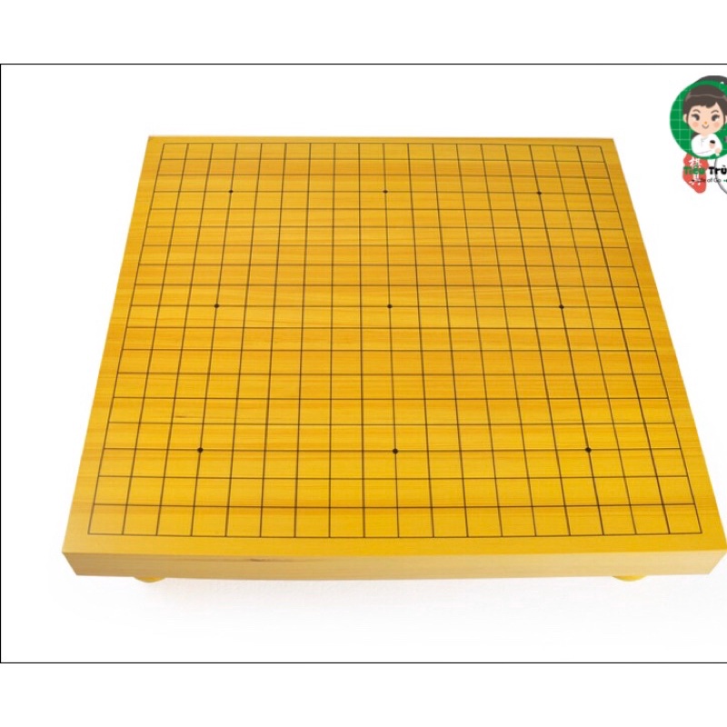 Bàn Cờ Vây Gỗ Dẻ Bàn Cờ Caro Có Chân Dày 4Cm Khắc Đường Kẻ 19*19