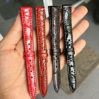 Dây đồng hồ nữ da cá sấu