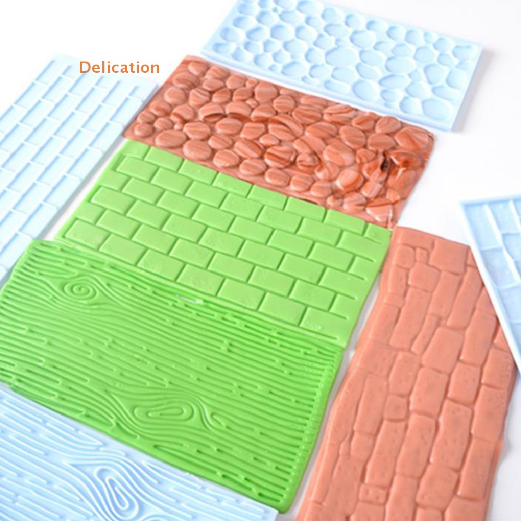 Set 6 Con Dấu Gốm Hình Chữ Nhật Chạm Khắc Mô Hình