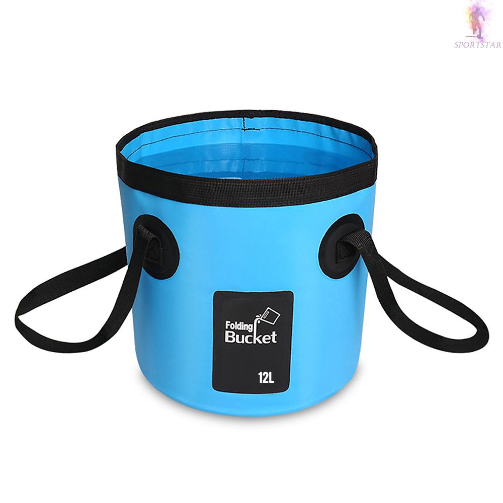 Xô Đựng Nước 12L / 20L Có Thể Gấp Gọn Tiện Dụng Khi Đi Dã Ngoại