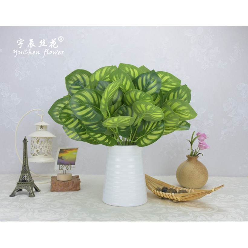 Cây xanh giả trang trí siêu xinh nhiều mẫu 7 nhánh và cao 33 cm, phù hợp decor trong và ngoài nội thất