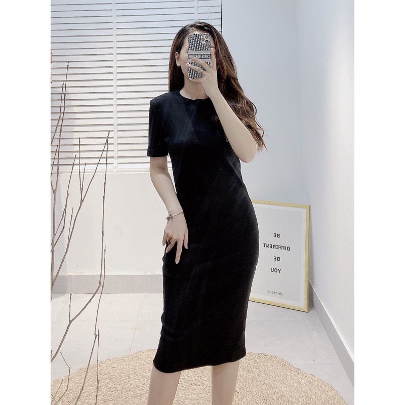 (Video/Ảnh thật) Váy len tăm body ngắn tay WADO | BigBuy360 - bigbuy360.vn