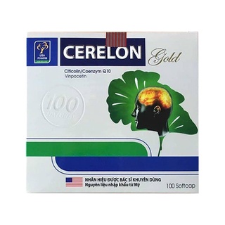 Viên uống bổ não CERELON GOLD hỗ trợ tăng cường tuần hoàn não