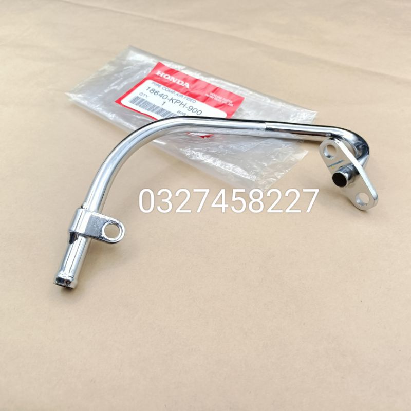 Ống hơi khí thải, gắn đầu bò quylat xe FUTURE 125 zin honda