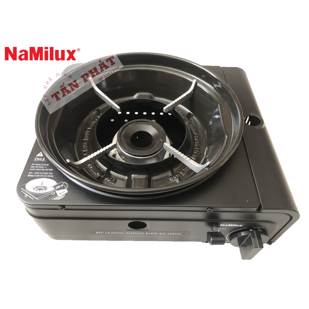 Bếp nướng không khói đă năng Namilux GS2621PF (2 chức năng nấu + nướng) tặng 1 gói khăn ướt sky