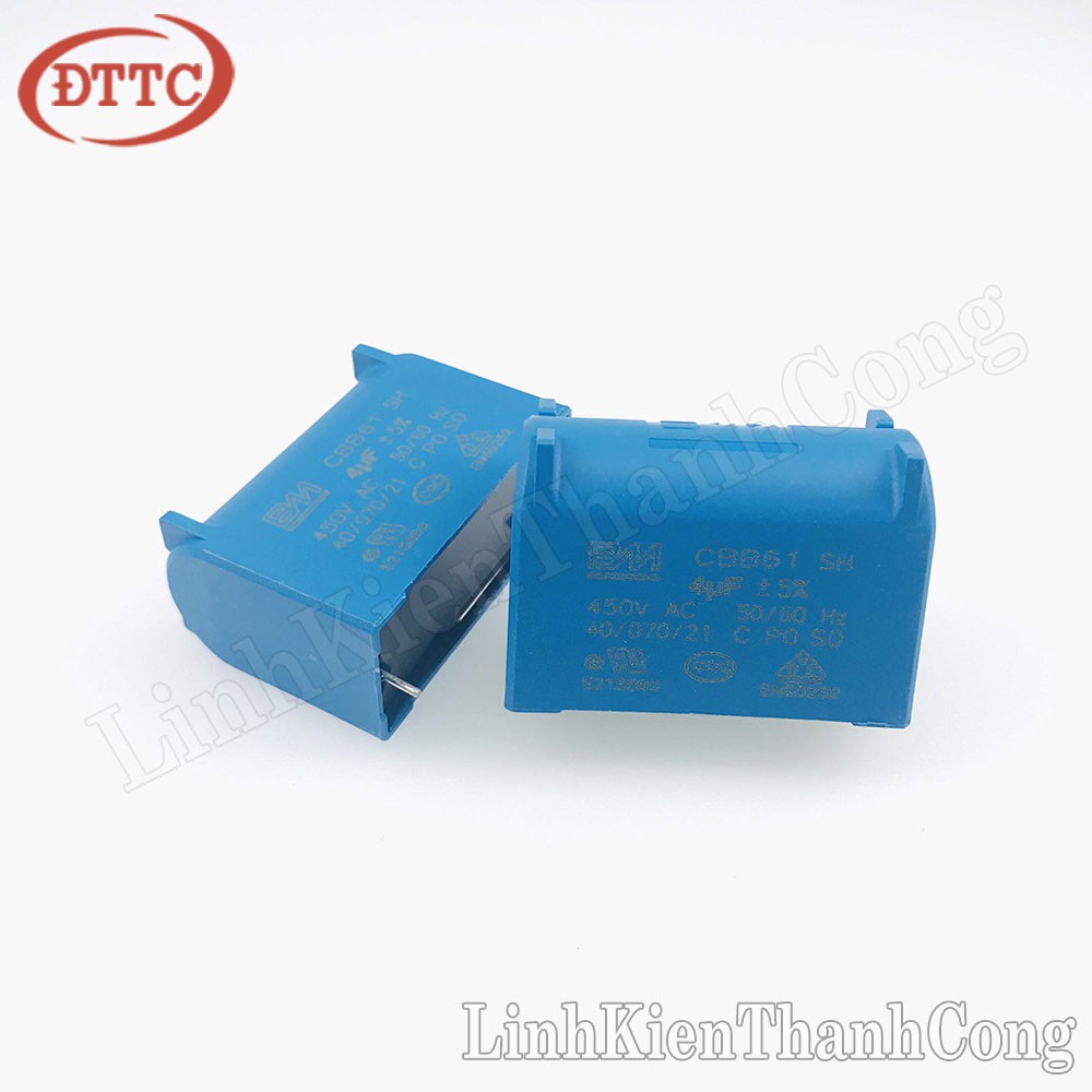 Tụ Bếp Từ 4uF 450VAC (46x20x32mm)