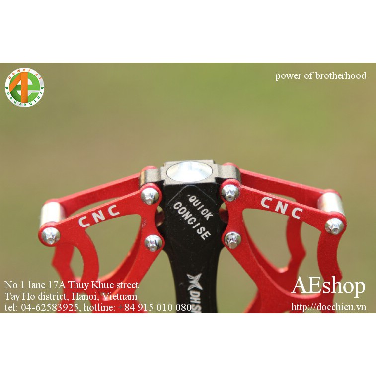 pedal xe đạp thể thao hợp kim nhôm siêu nhẹ sử dụng bạc đạn DH-Sports