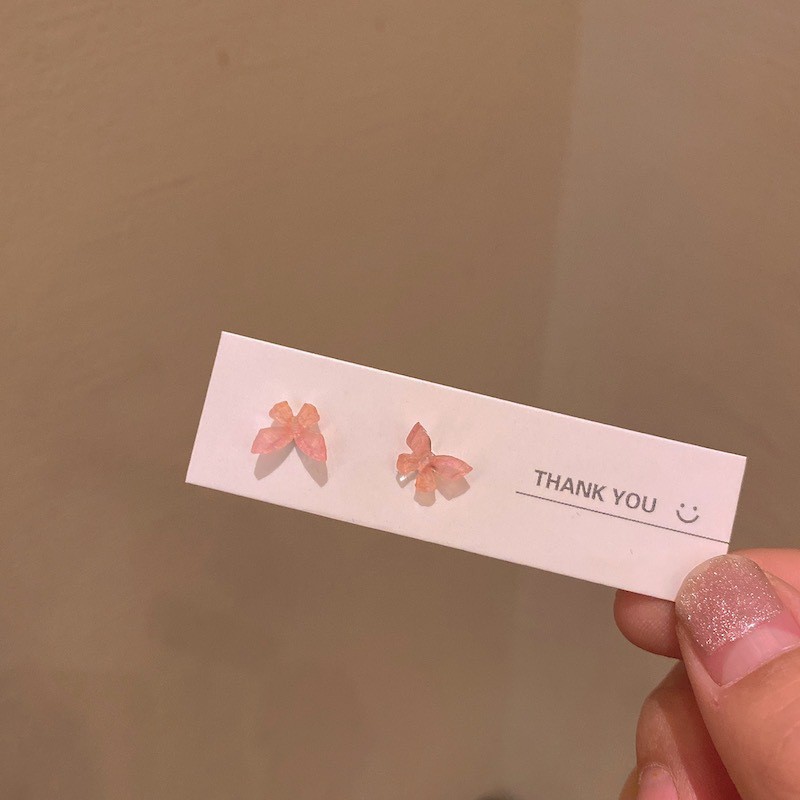 Bông tai thời trang hình bướm đính đá sang trọng thanh lịch cho nữ