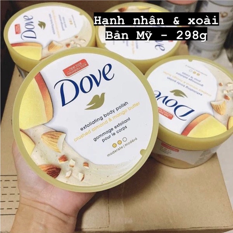 [ BẢN MỸ ] Tẩy da chết toàn thân Dove