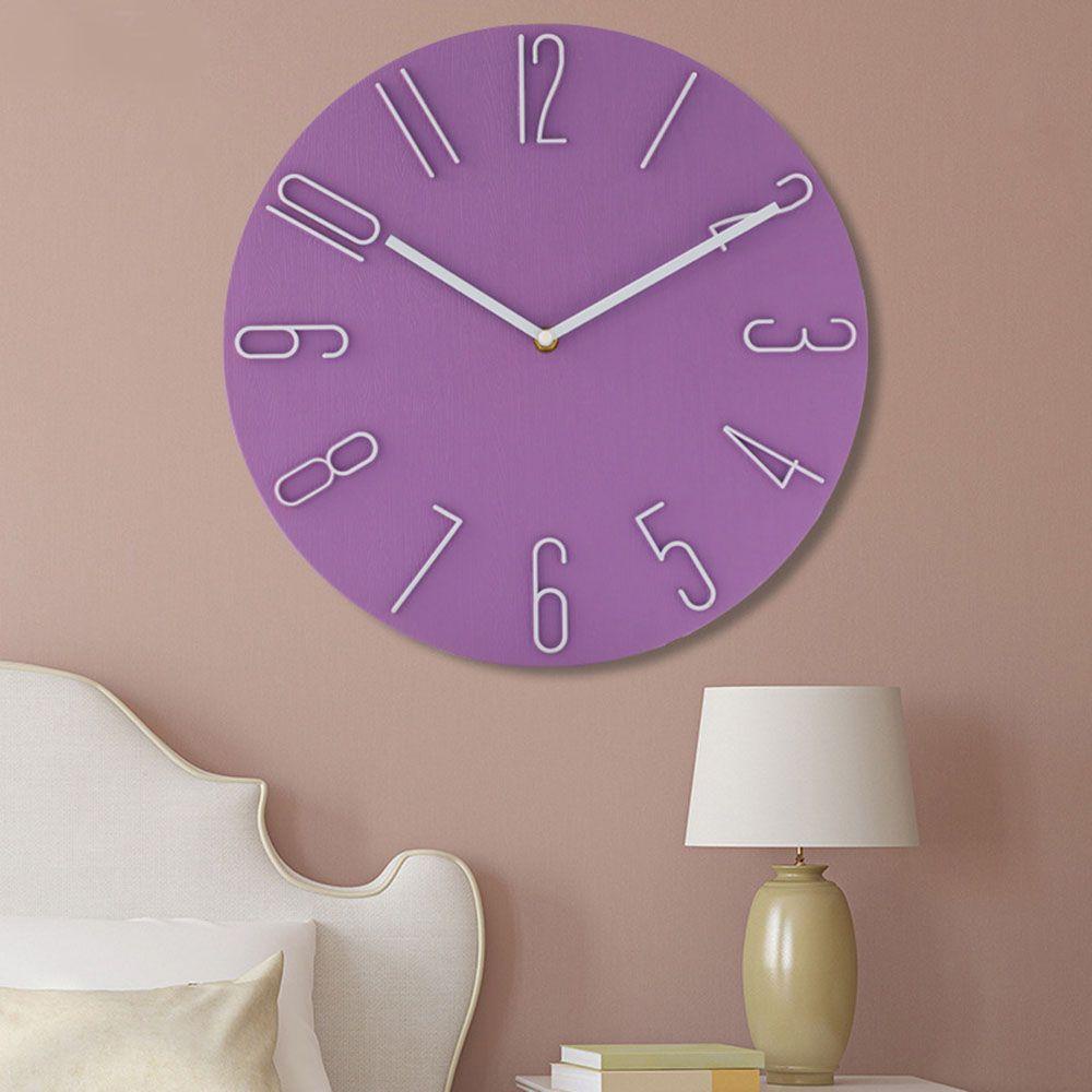 CONOPERY Đồng Hồ Treo Tường Phong Cách Bắc Âu Tối Giản Dùng Để Trang Trí Nhà