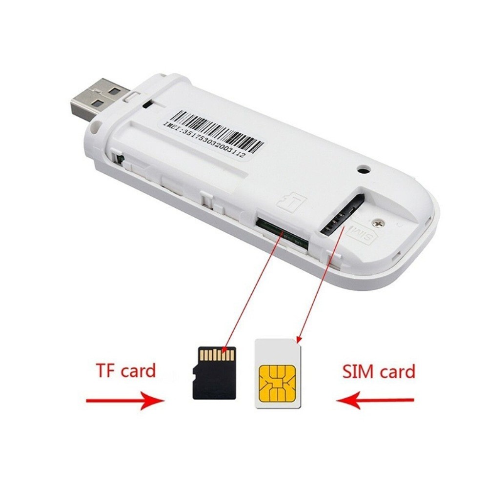 Unlocked 4G LTE WIFI Wireless USB Dongle Stick Mobile Broadband SIM Card Modem/Wireless WiFi USB Adapter As PC Laptop Desktop Dongle