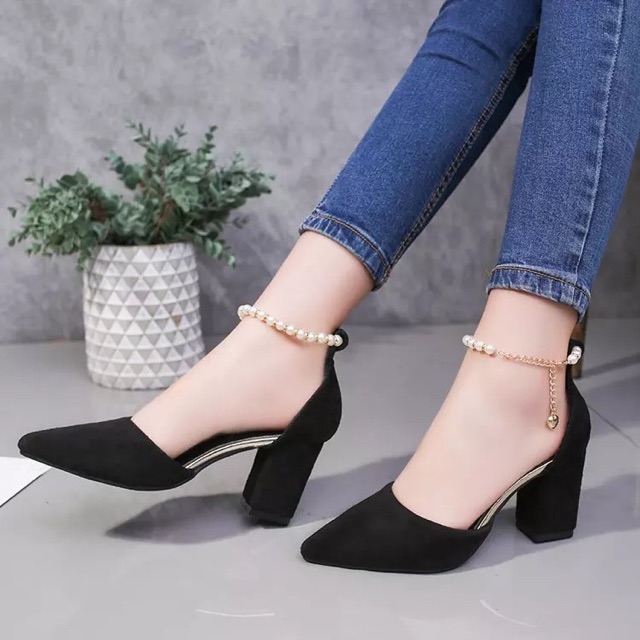 (ORDER)Giày cao gót bigsize 33-43 ảnh thật